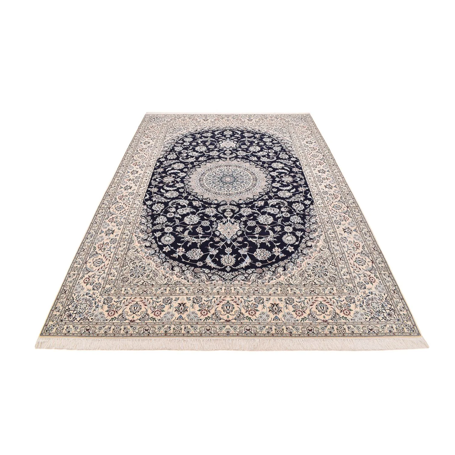 Perserteppich - Nain - Premium - 317 x 212 cm - dunkelblau - Image 5