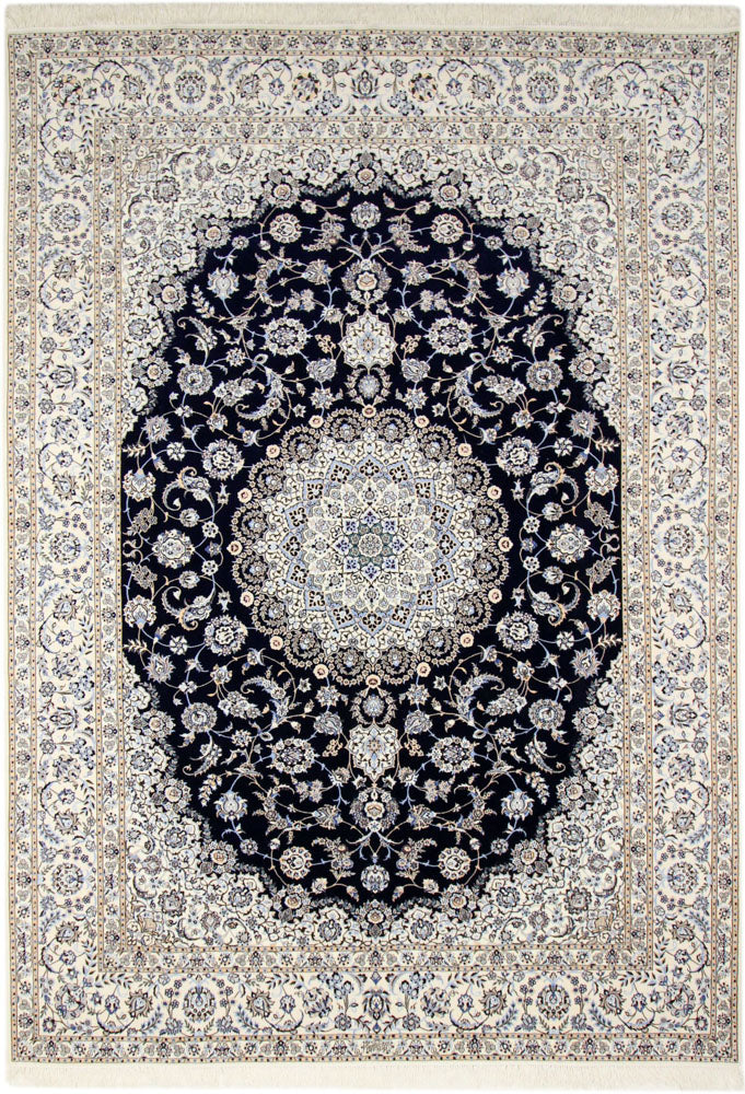 Perserteppich - Nain - Premium - 360 x 250 cm - dunkelblau