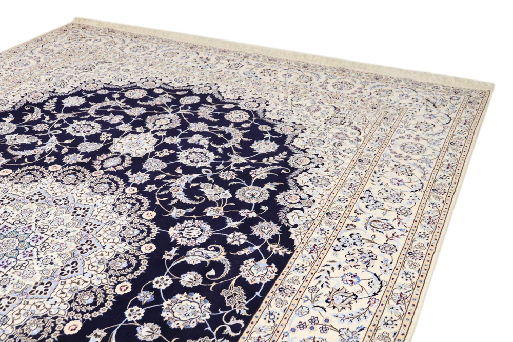 Perserteppich - Nain - Premium - 360 x 250 cm - dunkelblau - Image 4
