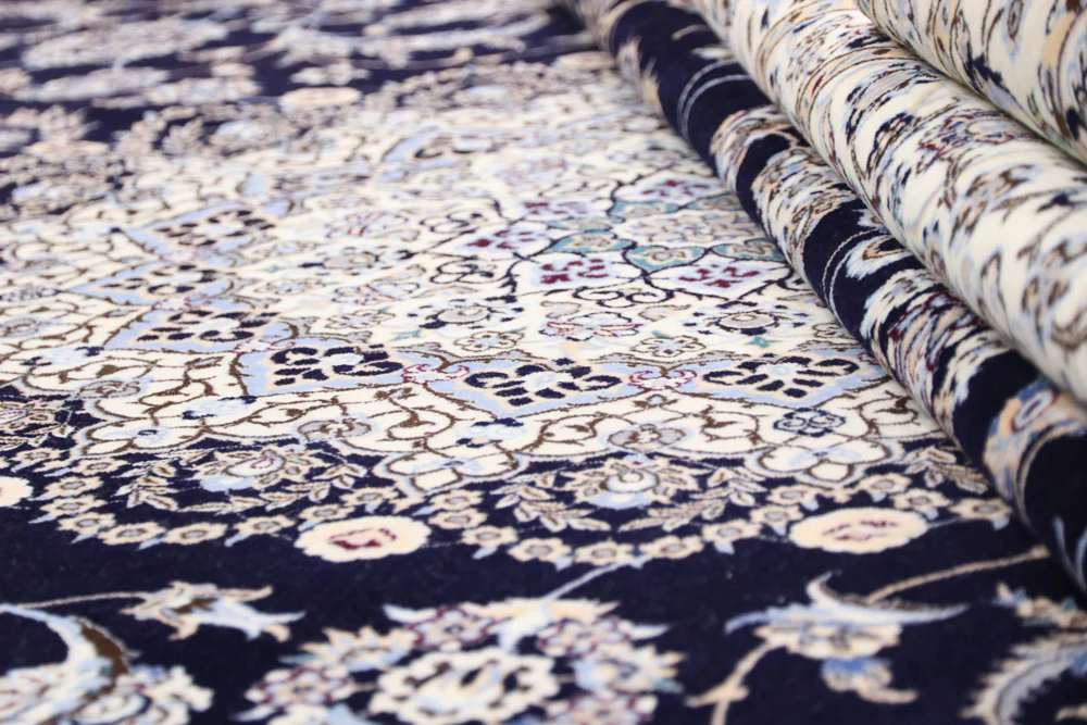 Perserteppich - Nain - Premium - 360 x 250 cm - dunkelblau - Image 8