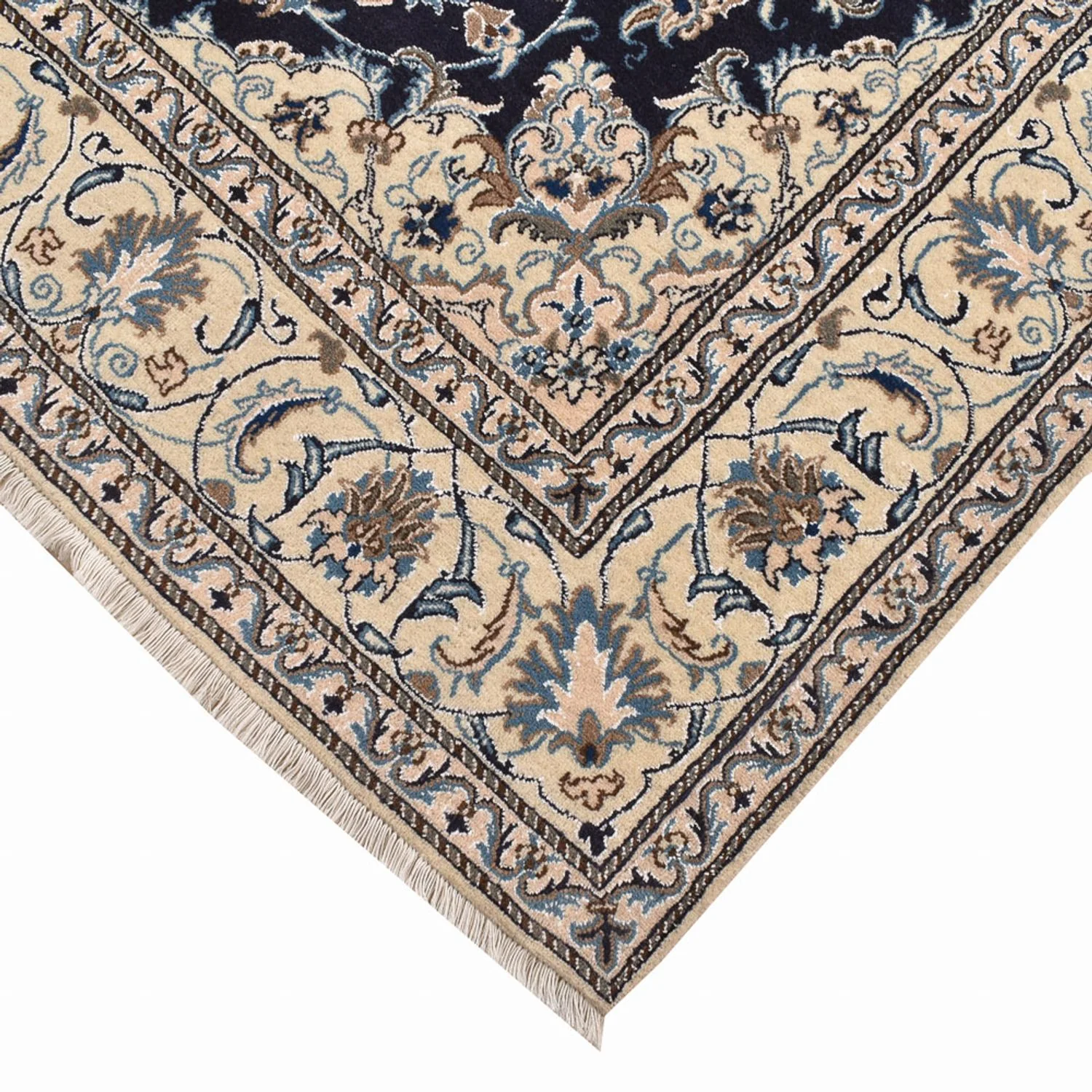 Perserteppich - Nain quadratisch - 195 x 193 cm - dunkelblau - Image 2