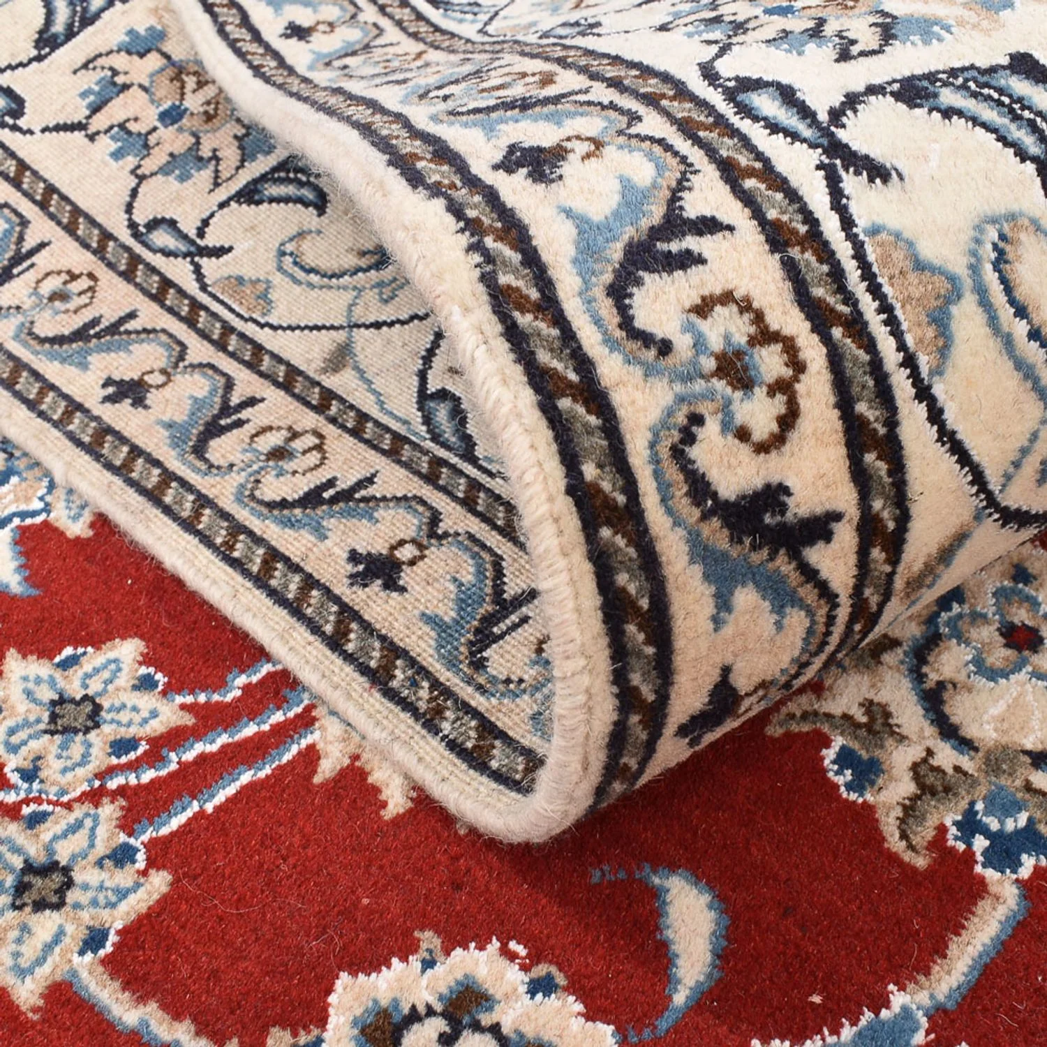 Perserteppich - Nain quadratisch - 203 x 193 cm - rot - Image 4