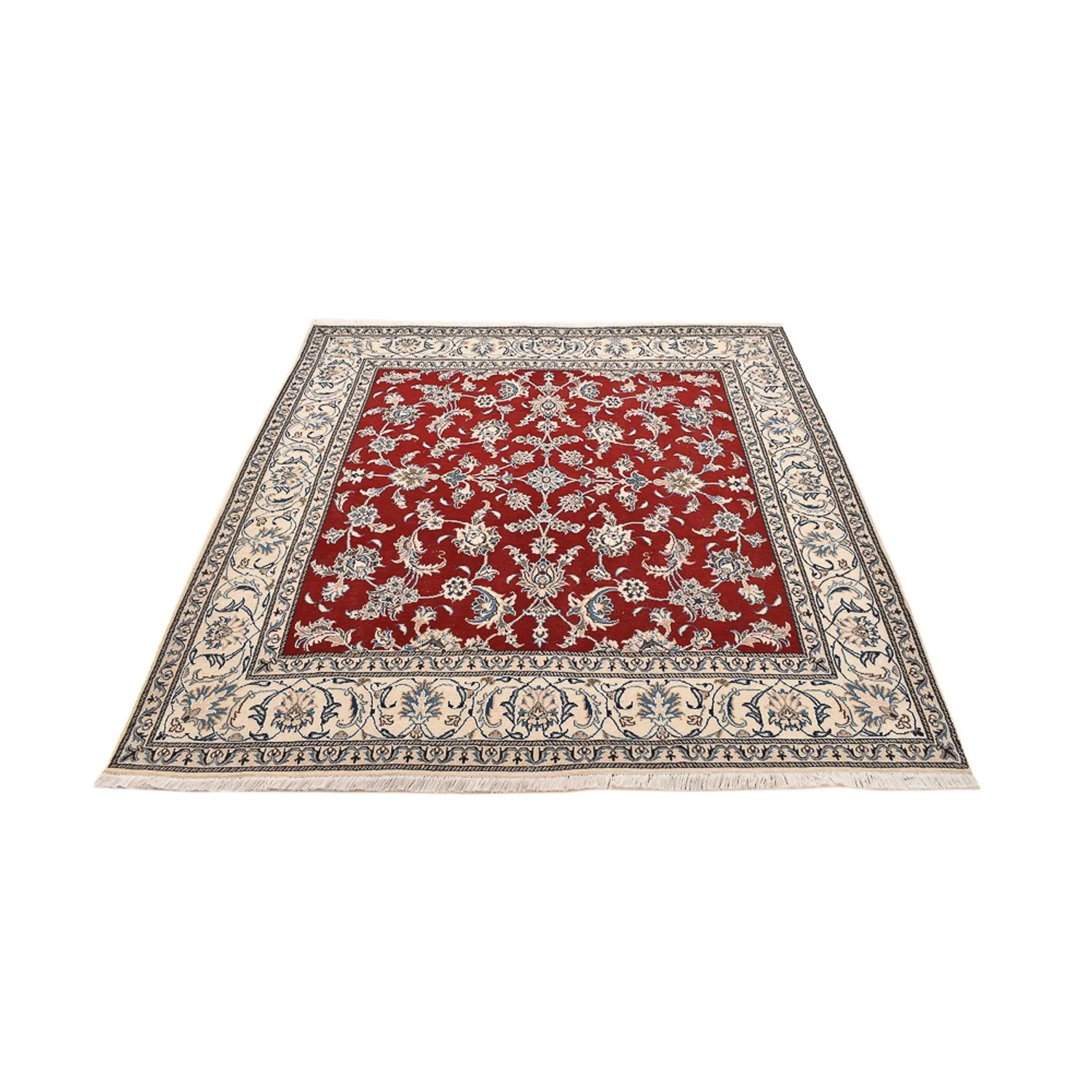 Perserteppich - Nain quadratisch - 203 x 193 cm - rot - Image 5