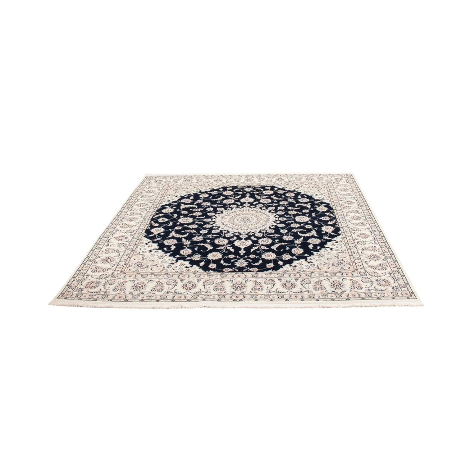 Perserteppich - Nain quadratisch - 210 x 200 cm - dunkelblau - Image 5