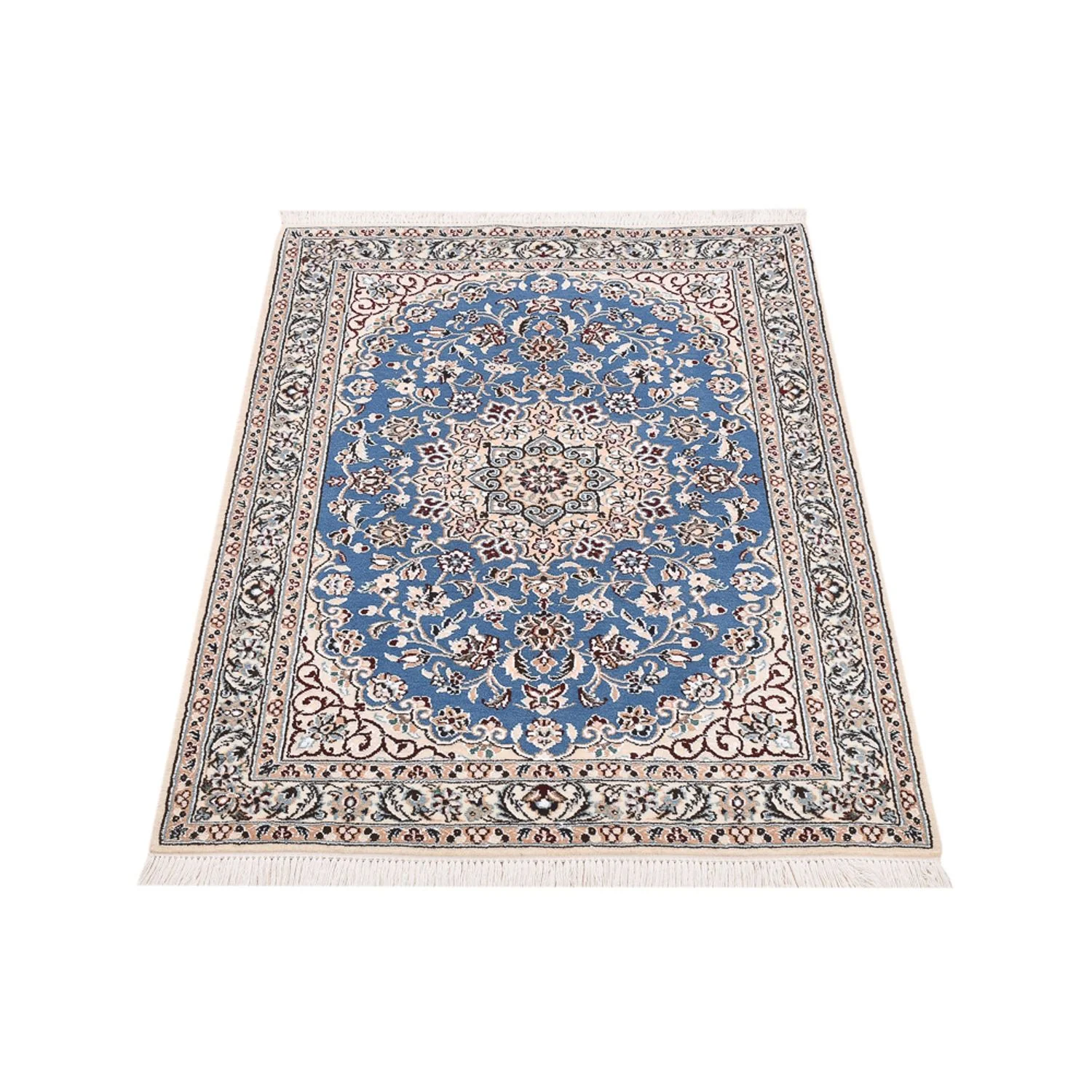 Perserteppich - Nain - Royal - 120 x 80 cm - blau - Image 5