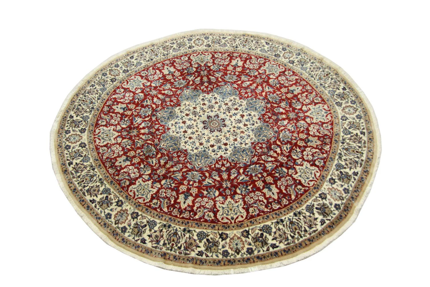 Perserteppich - Nain - Royal 191 x 191 cm Runder Teppich