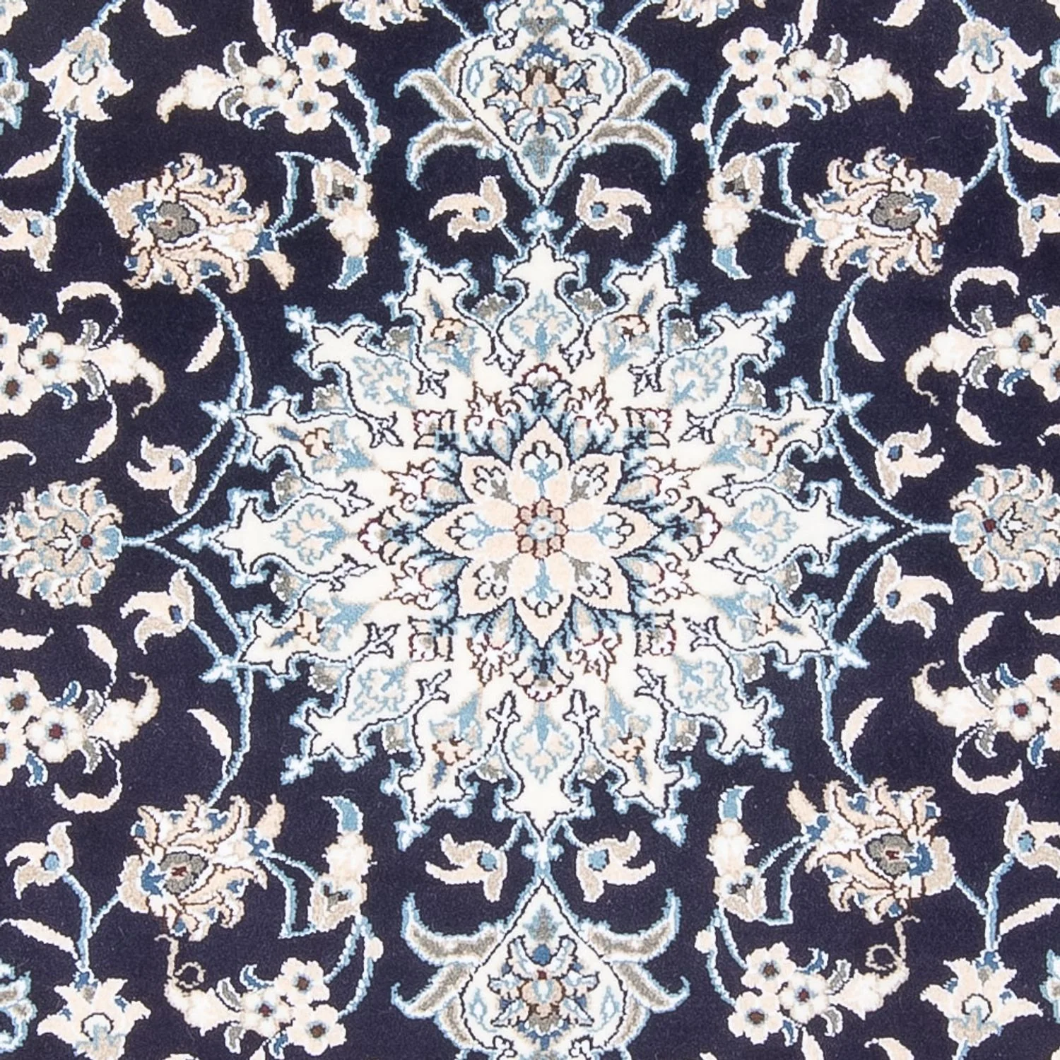 Perserteppich - Nain - Royal - 198 x 147 cm - dunkelblau - Image 2