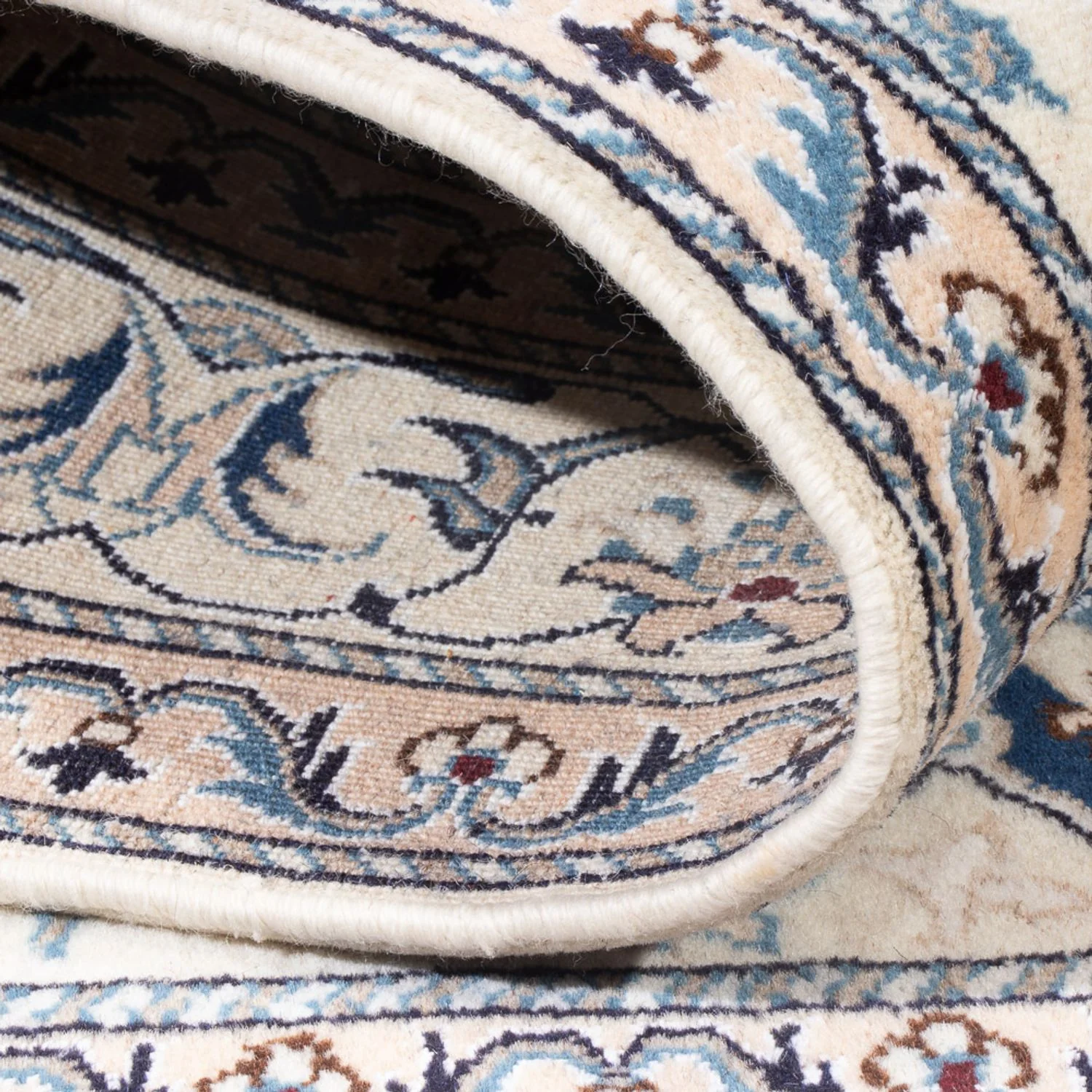 Perserteppich - Nain - Royal - 200 x 148 cm - blau - Image 4