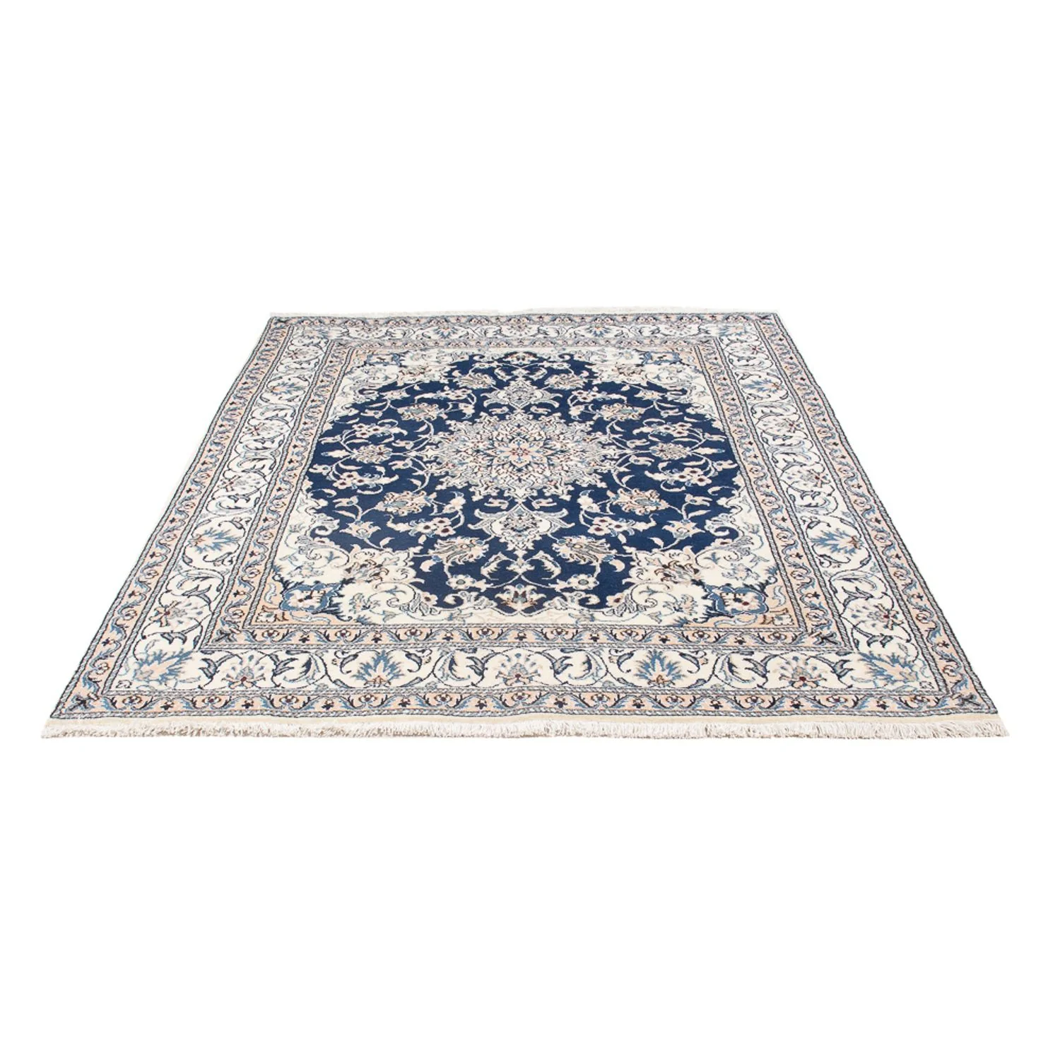 Perserteppich - Nain - Royal - 200 x 148 cm - blau - Image 5