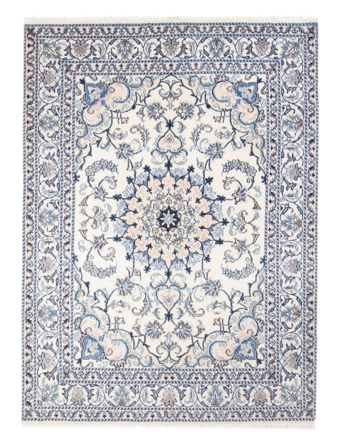 Perserteppich - Nain - Royal - 200 x 148 cm - creme