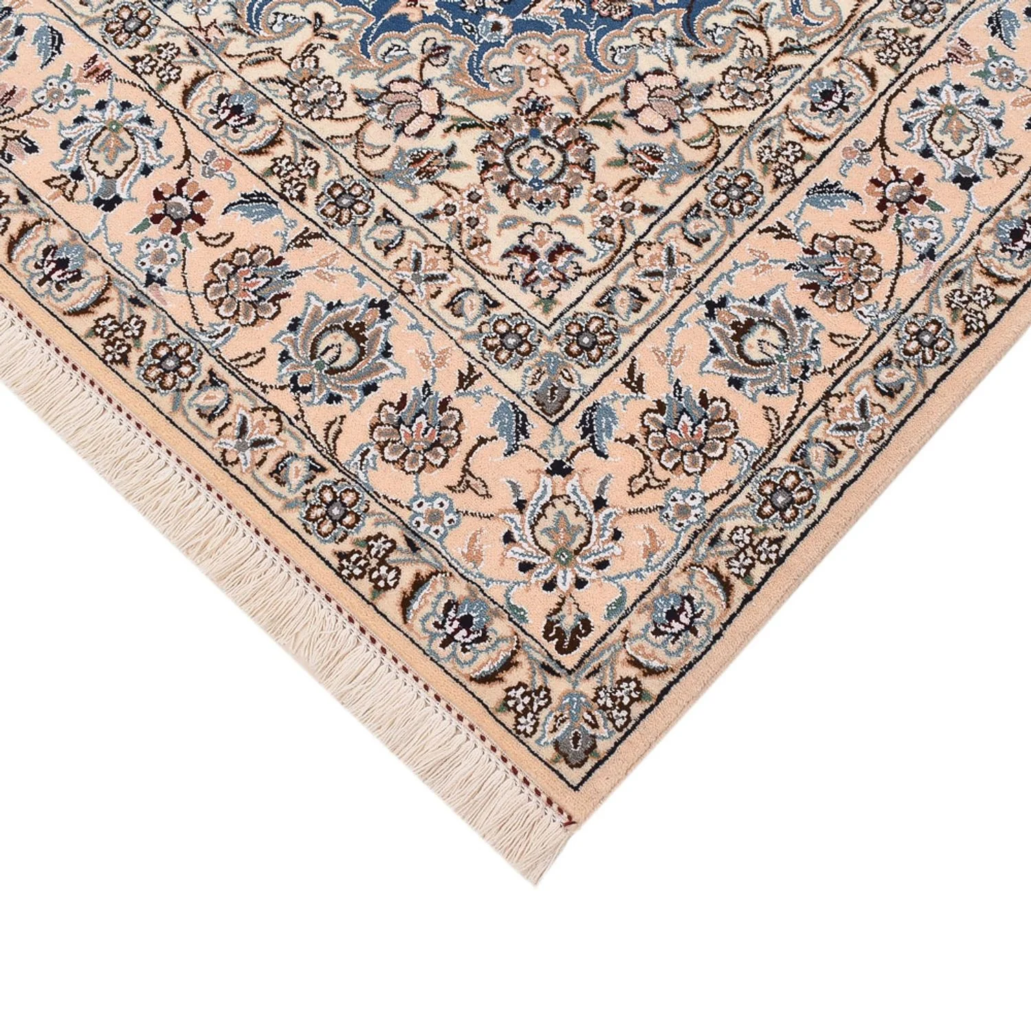 Perserteppich - Nain - Royal - 202 x 151 cm - blau - Image 2