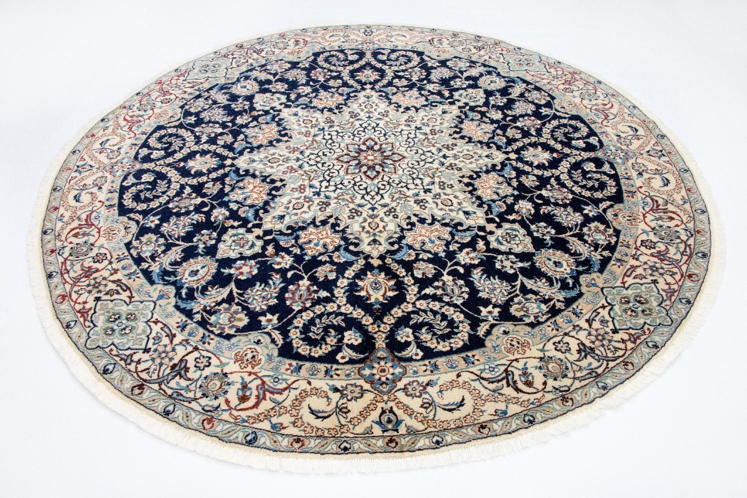 Perserteppich - Nain - Royal 210 x 210 cm Runder Teppich - Image 3
