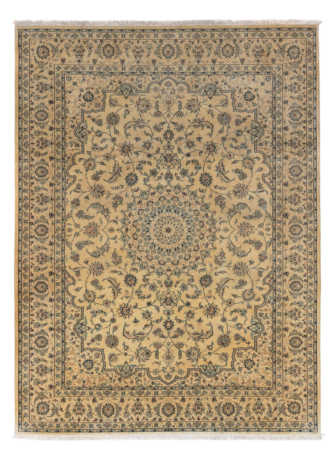 Perserteppich - Nain - Royal 344 x 250 cm - hellbraun