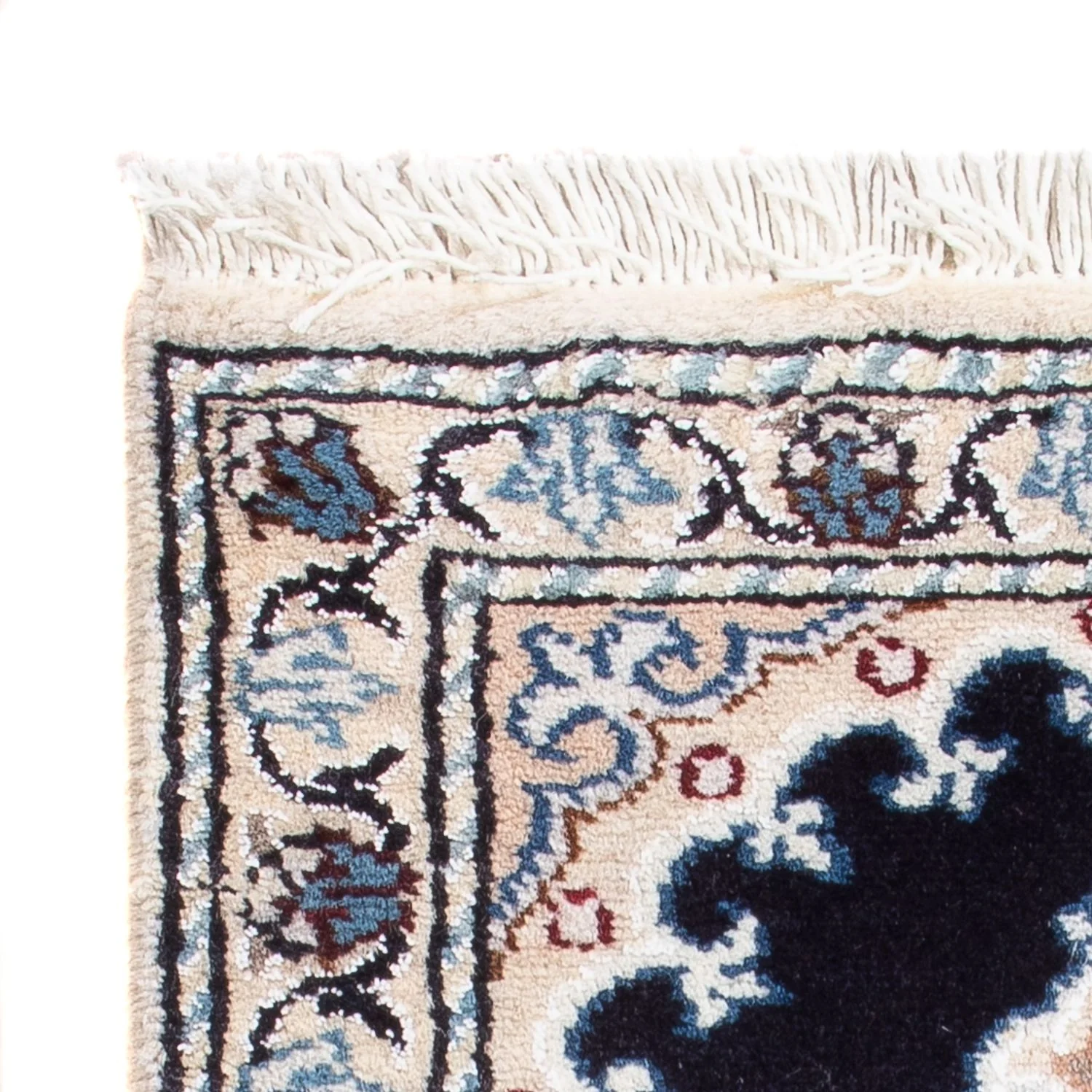 Perserteppich - Nain - Royal - 60 x 40 cm - dunkelblau - Image 3