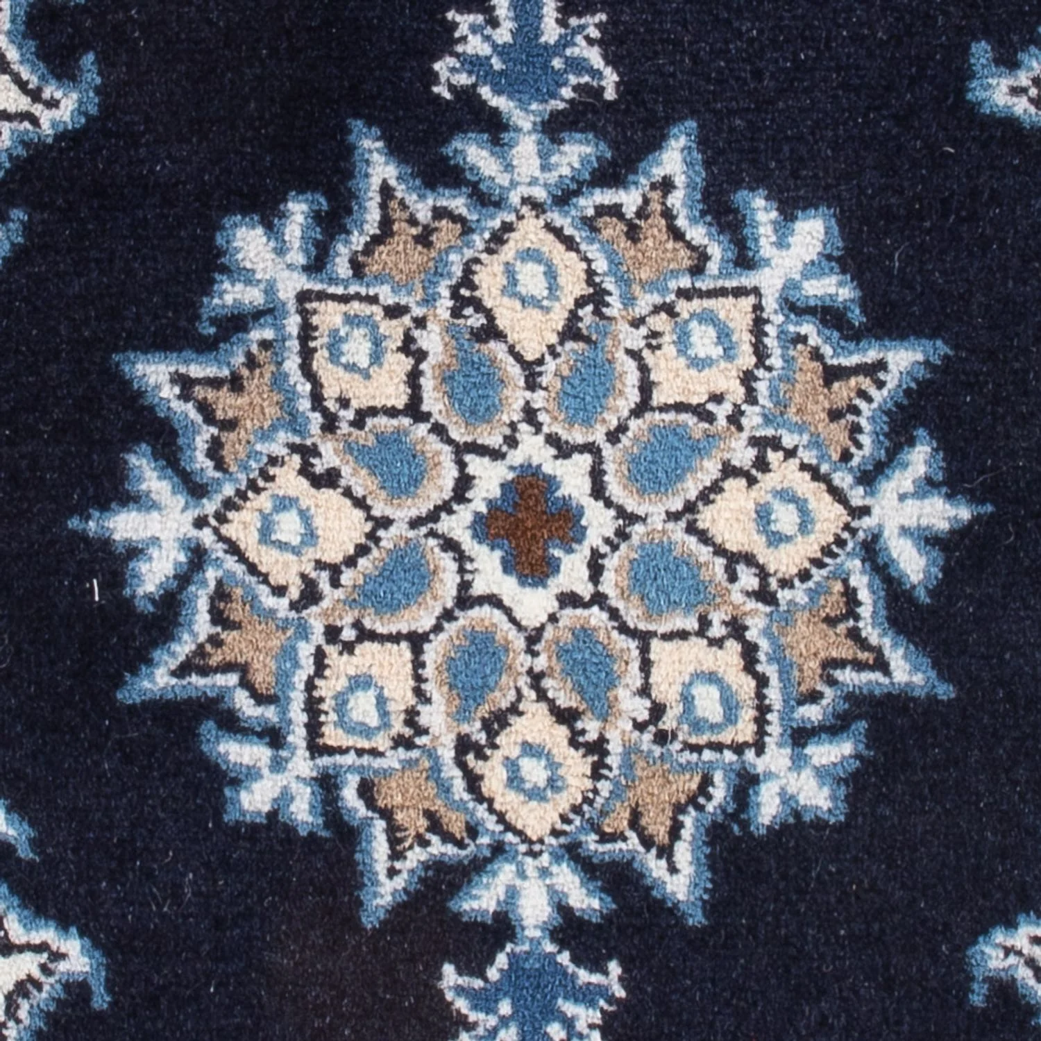 Perserteppich - Nain - Royal - 60 x 40 cm - dunkelblau - Image 2