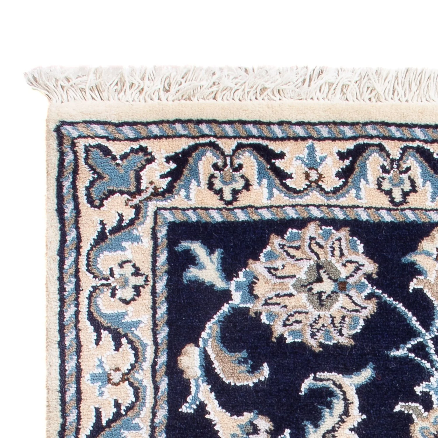 Perserteppich - Nain - Royal - 90 x 60 cm - dunkelblau - Image 3
