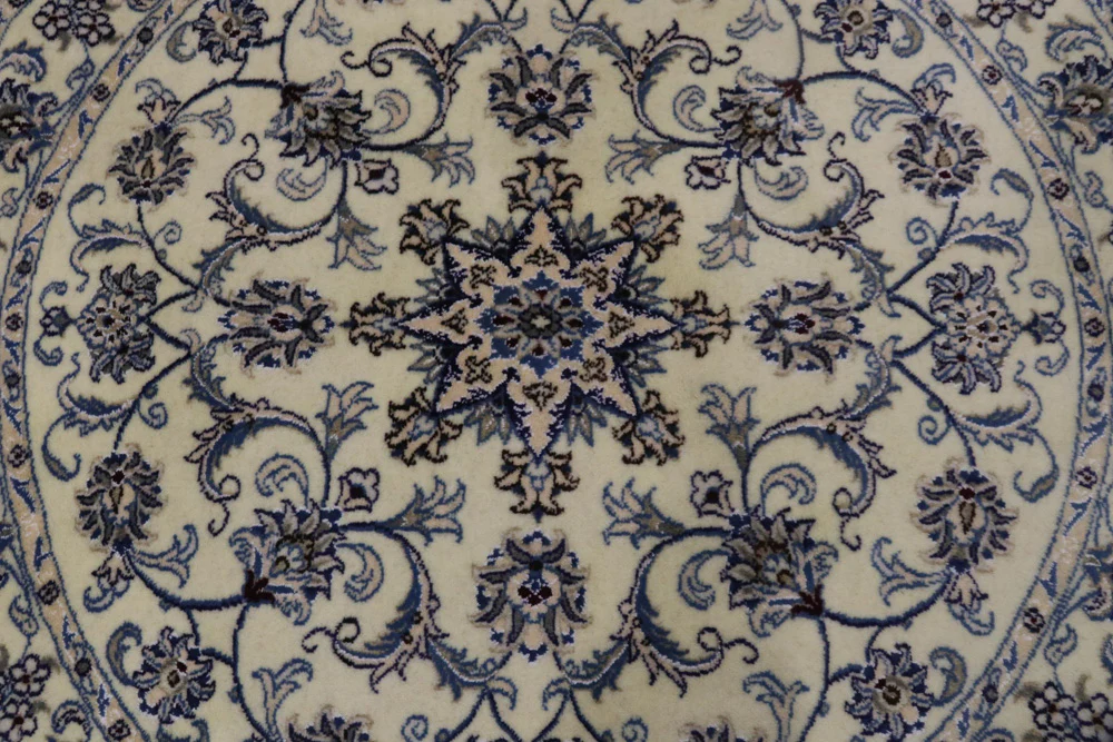 Perserteppich - Nain rund - 150 x 150 cm - creme - Image 4
