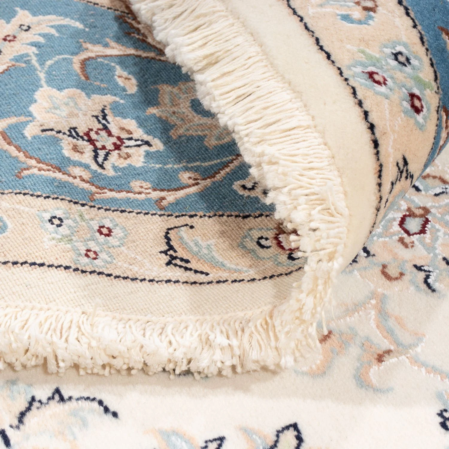 Perserteppich - Nain rund - 200 x 200 cm - creme - Image 4
