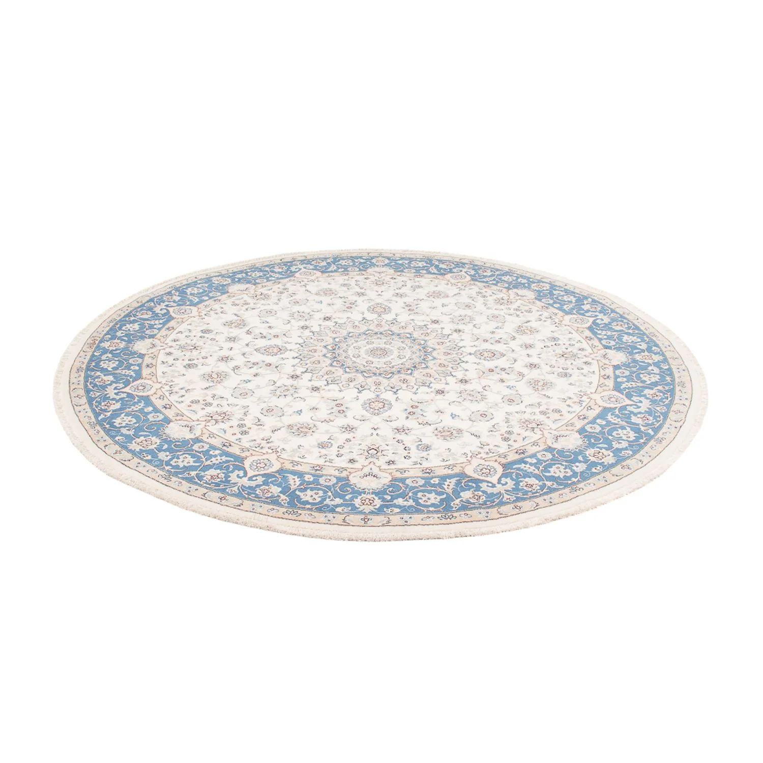 Perserteppich - Nain rund  - 200 x 200 cm - creme - Image 5