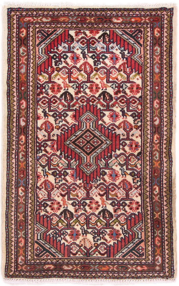 Perserteppich - Nomadic - 100 x 60 cm - mehrfarbig