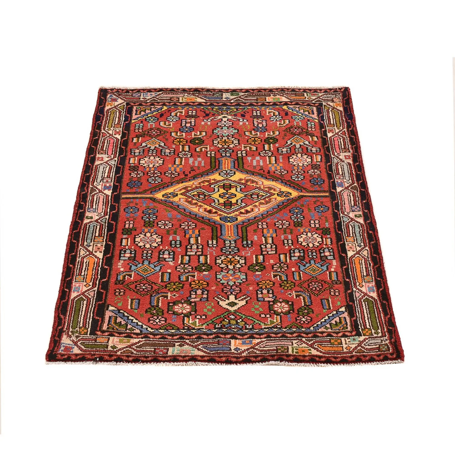 Perserteppich - Nomadic - 105 x 80 cm - rot - Image 5