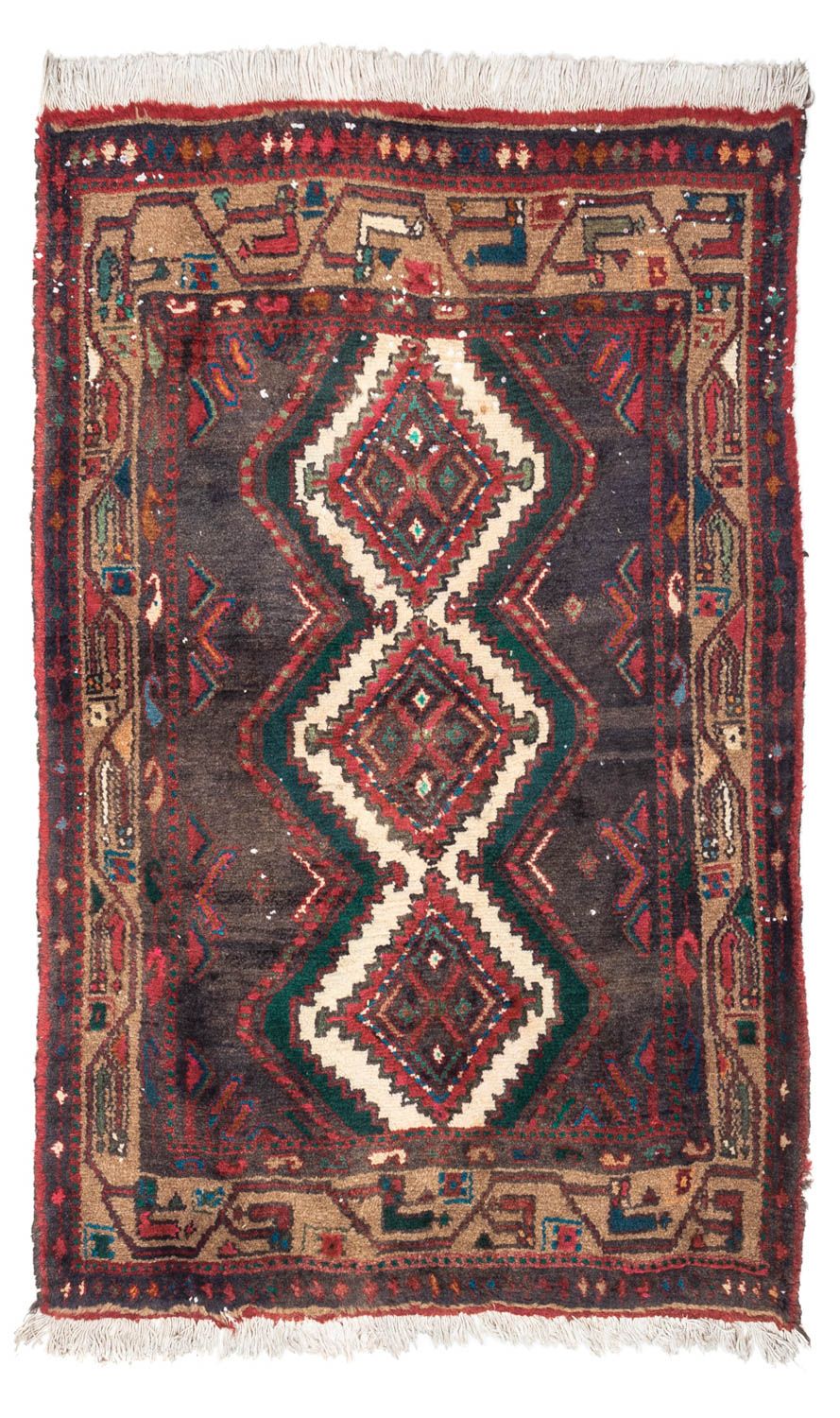 Perserteppich - Nomadic 115 x 78 cm - rot