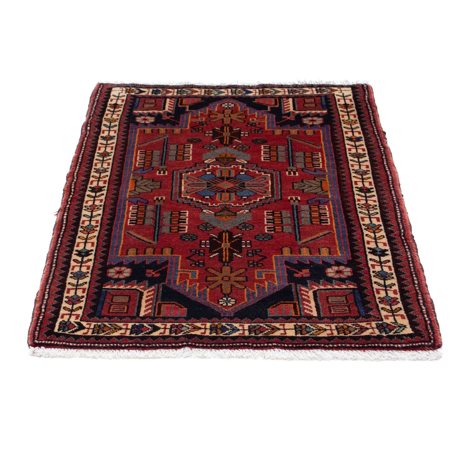 Perserteppich - Nomadic 118 x 81 cm - dunkelrot - Image 5