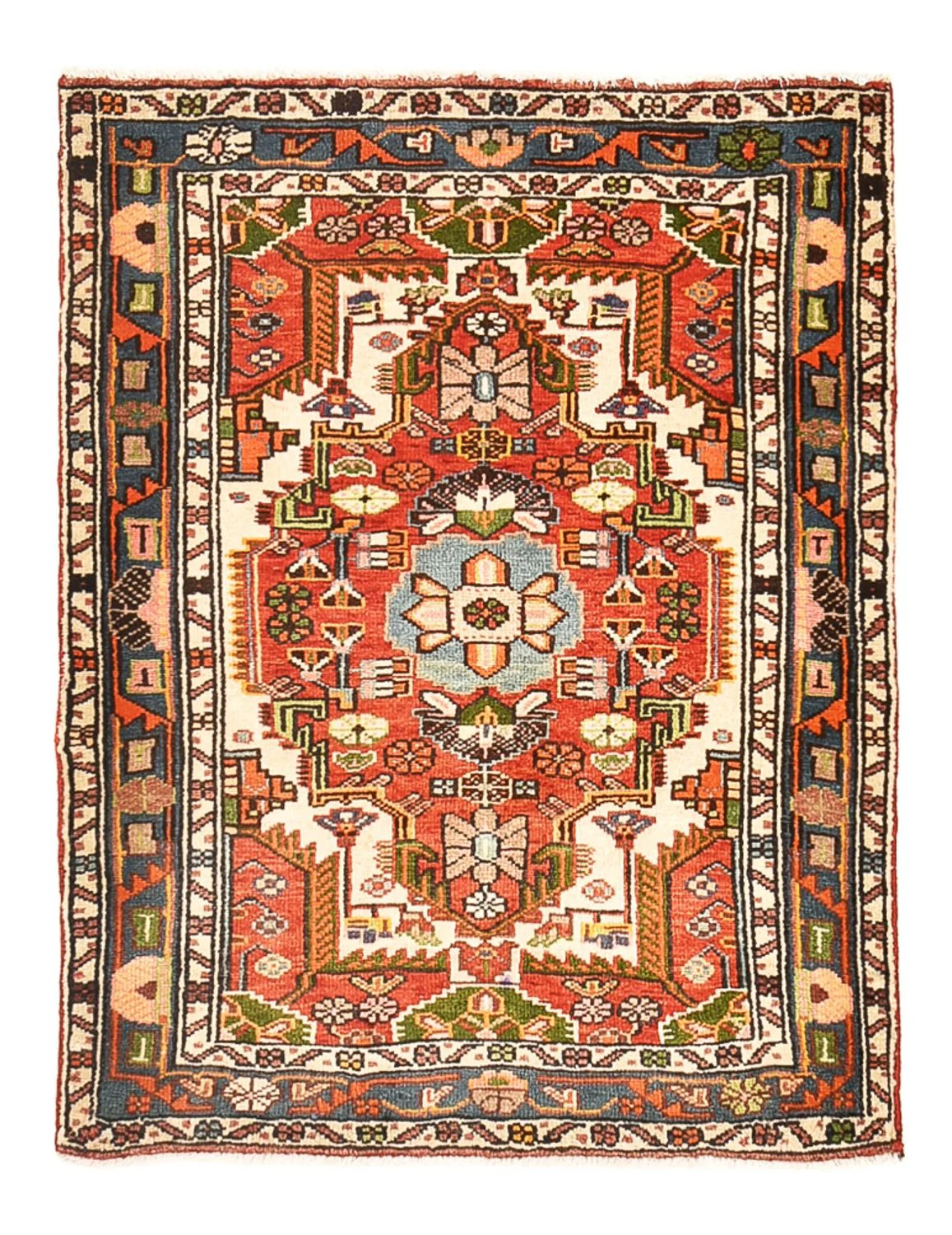 Perserteppich - Nomadic - 118 x 90 cm - mehrfarbig
