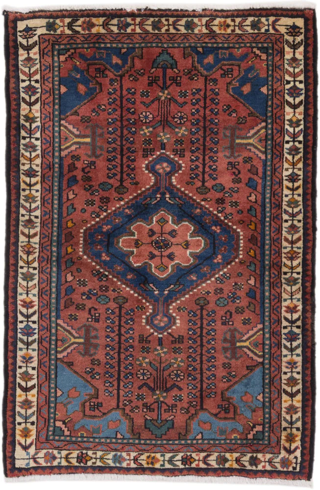 Perserteppich - Nomadic - 120 x 83 cm - rost