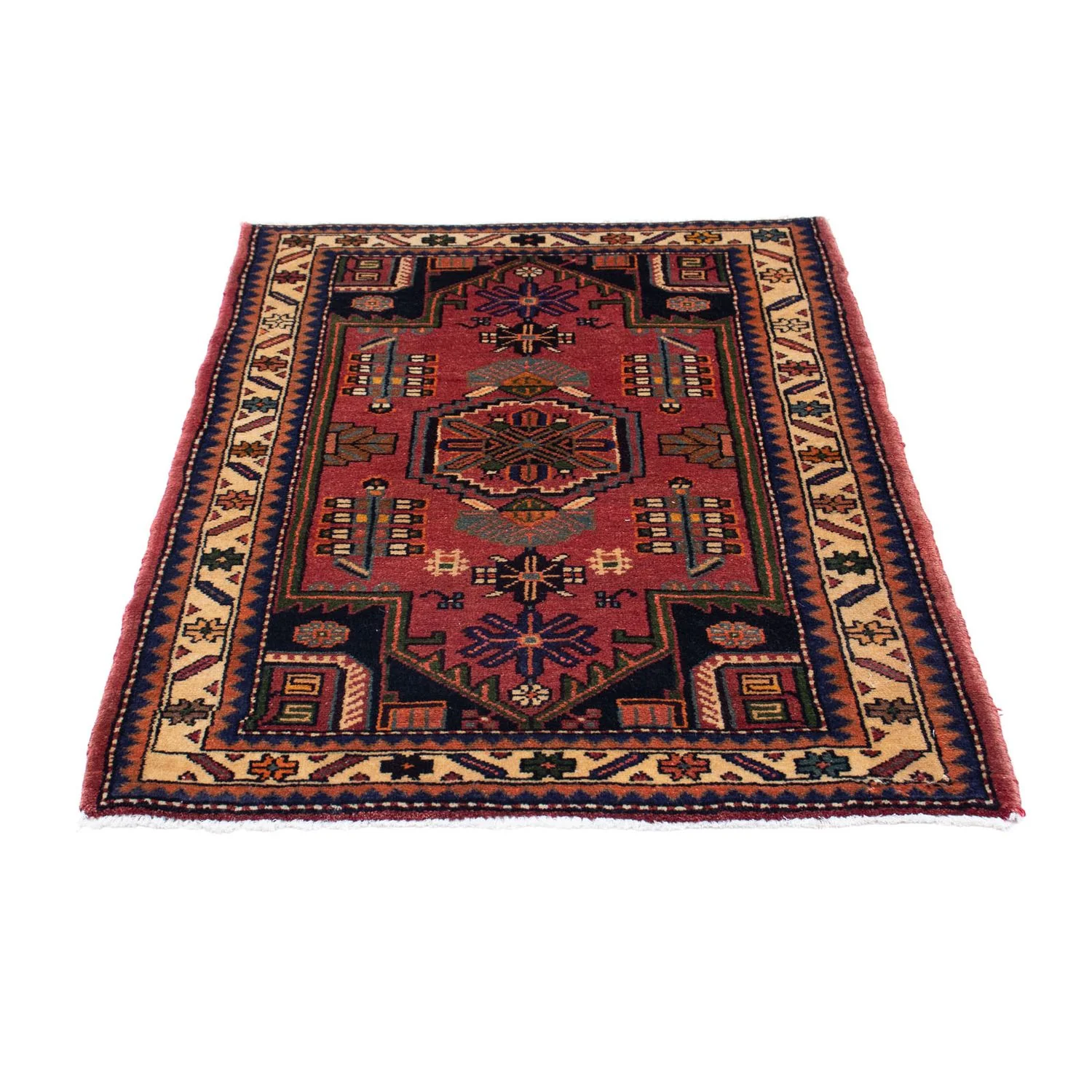 Perserteppich - Nomadic 120 x 86 cm - dunkelrot - Image 5