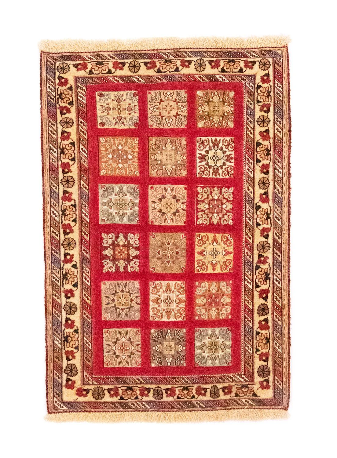 Perserteppich - Nomadic 121 x 81 cm - rot