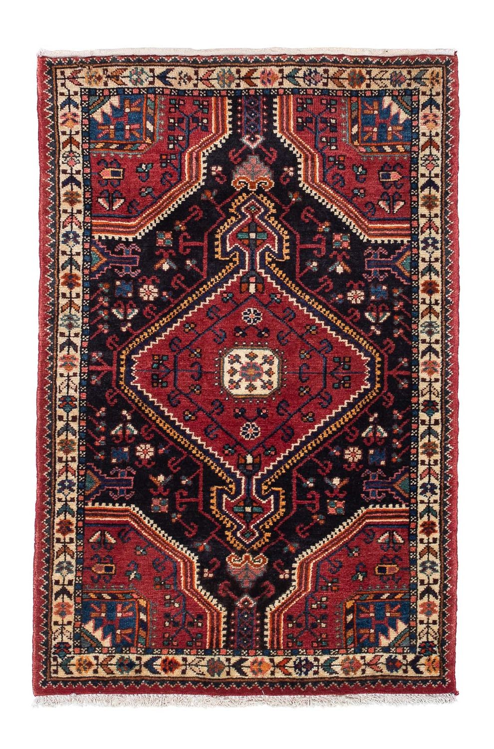 Perserteppich - Nomadic 122 x 78 cm - dunkelblau