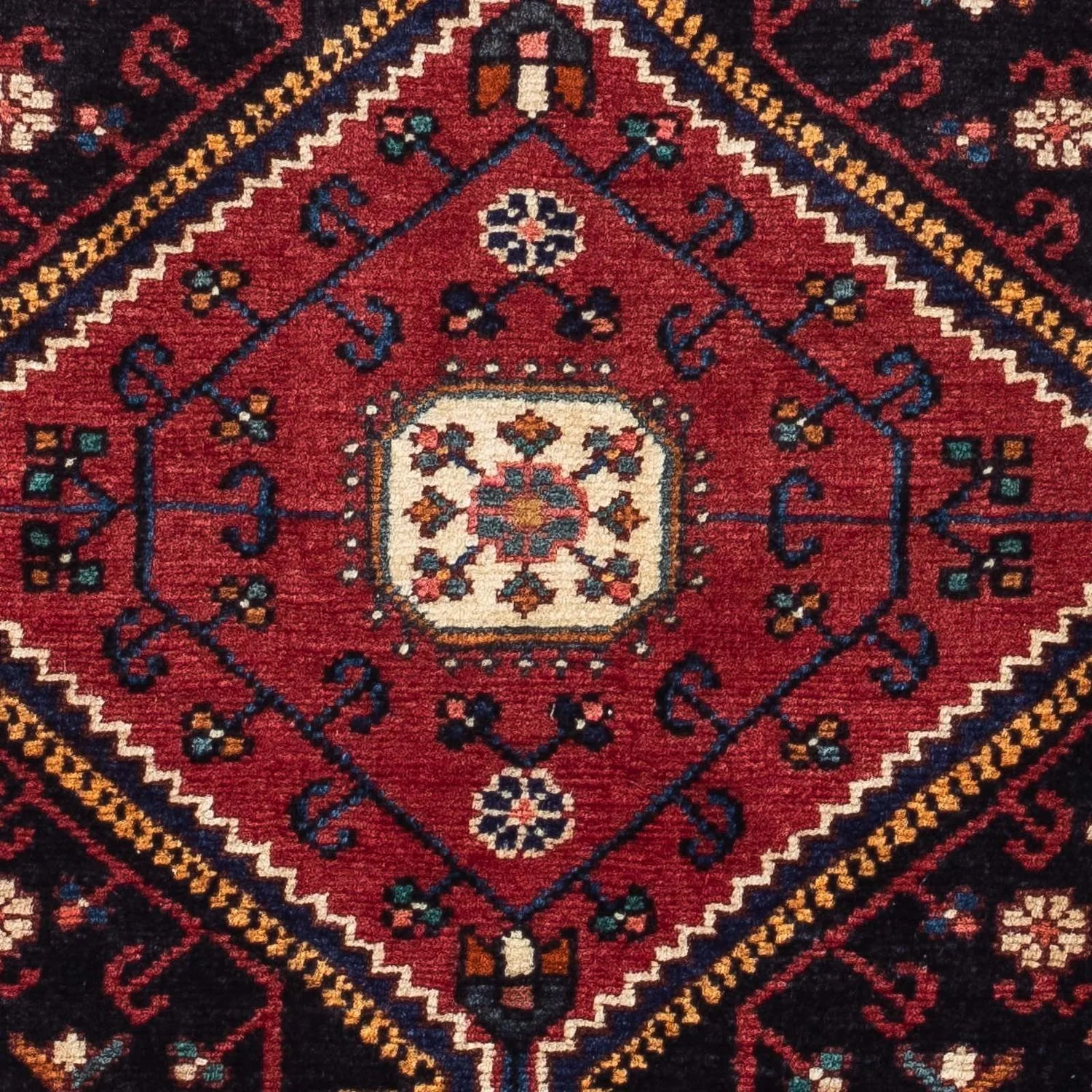 Perserteppich - Nomadic 122 x 78 cm - dunkelblau - Image 2