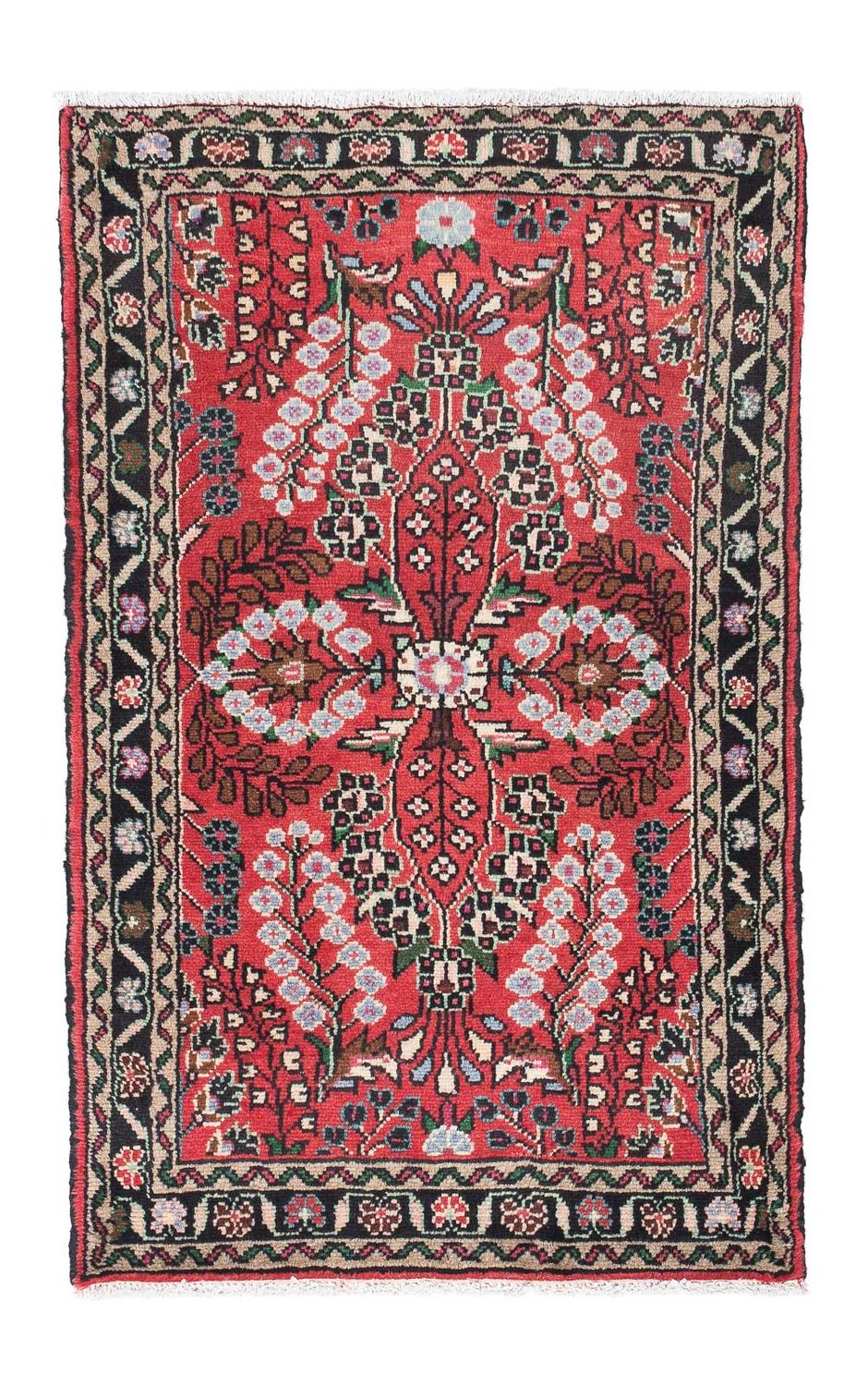 Perserteppich - Nomadic 122 x 79 cm - rot