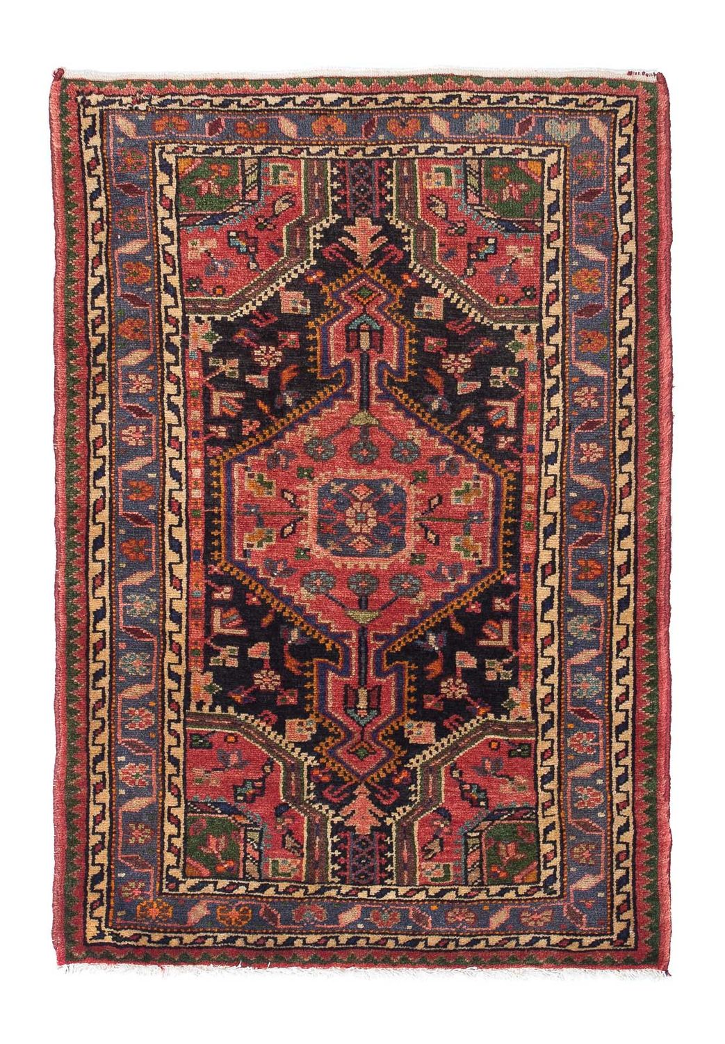 Perserteppich - Nomadic 122 x 82 cm - hellrot