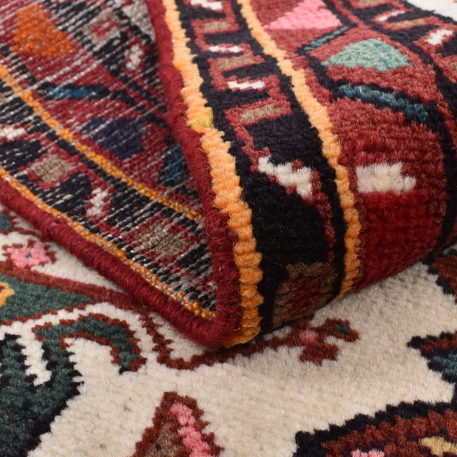 Perserteppich - Nomadic - 123 x 88 cm - mehrfarbig - Image 4