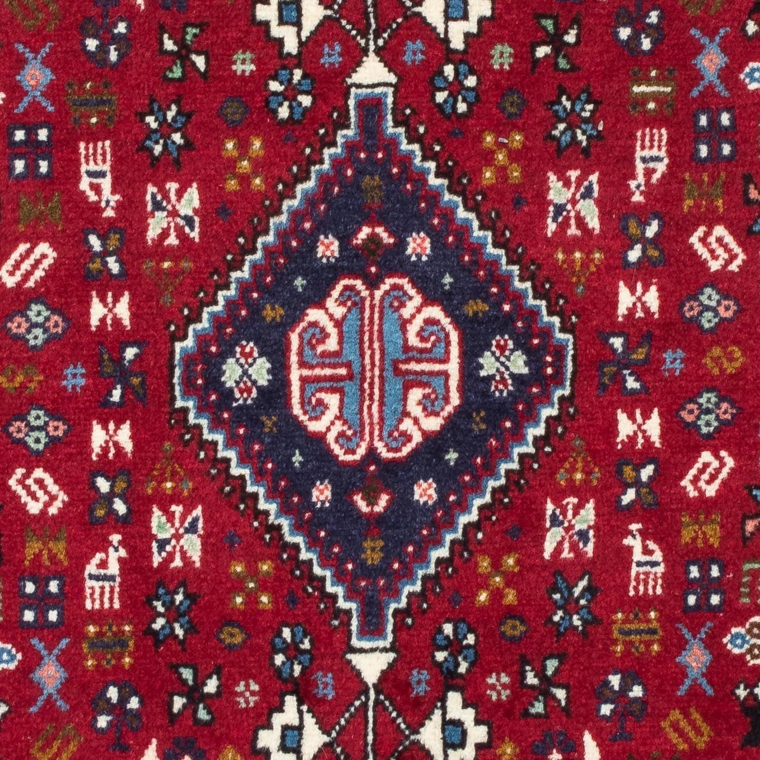 Perserteppich - Nomadic 124 x 77 cm - dunkelrot - Image 2