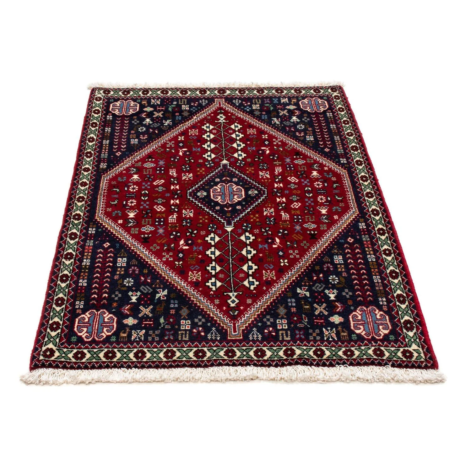 Perserteppich - Nomadic 124 x 77 cm - dunkelrot - Image 5