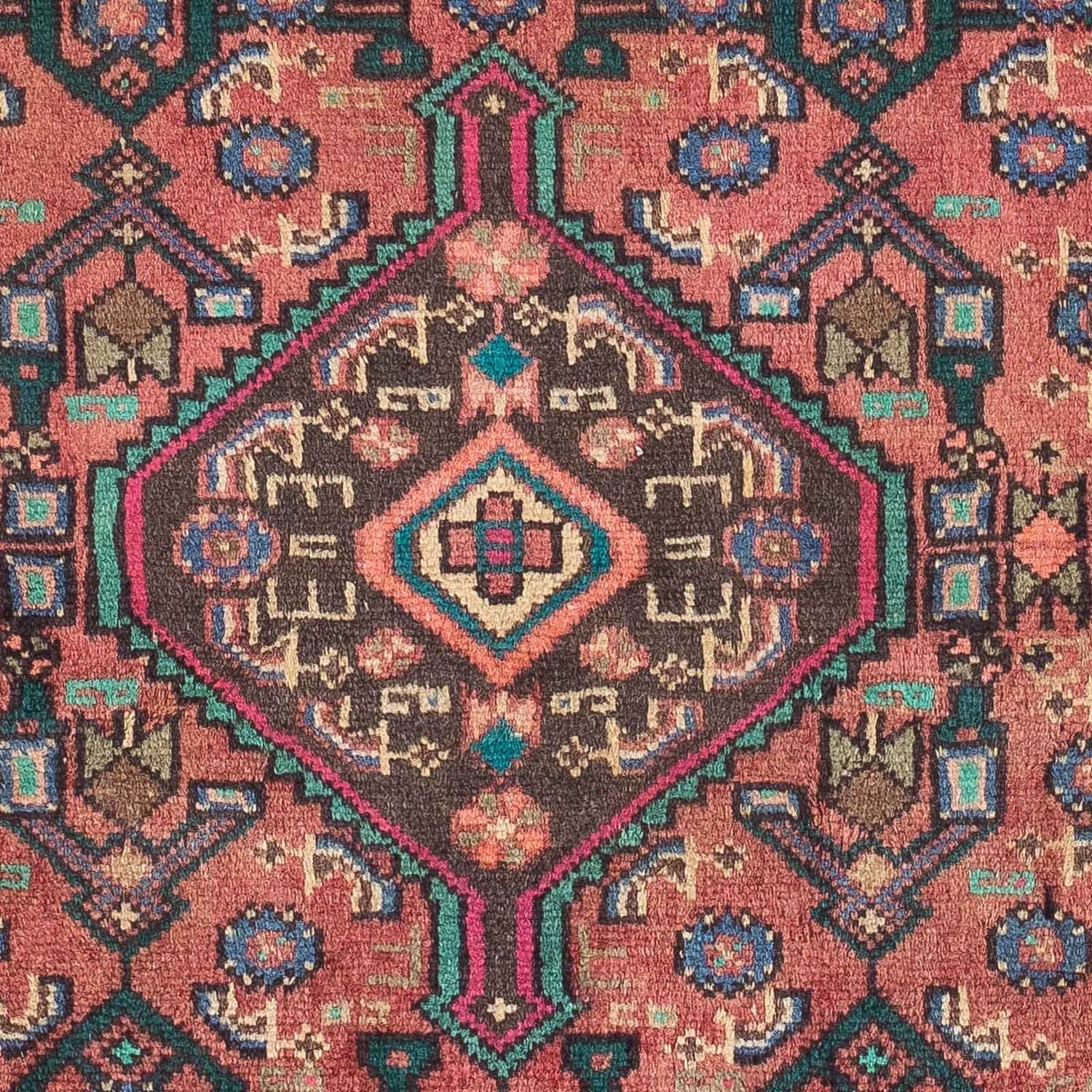 Perserteppich - Nomadic 124 x 80 cm - hellrot - Image 2