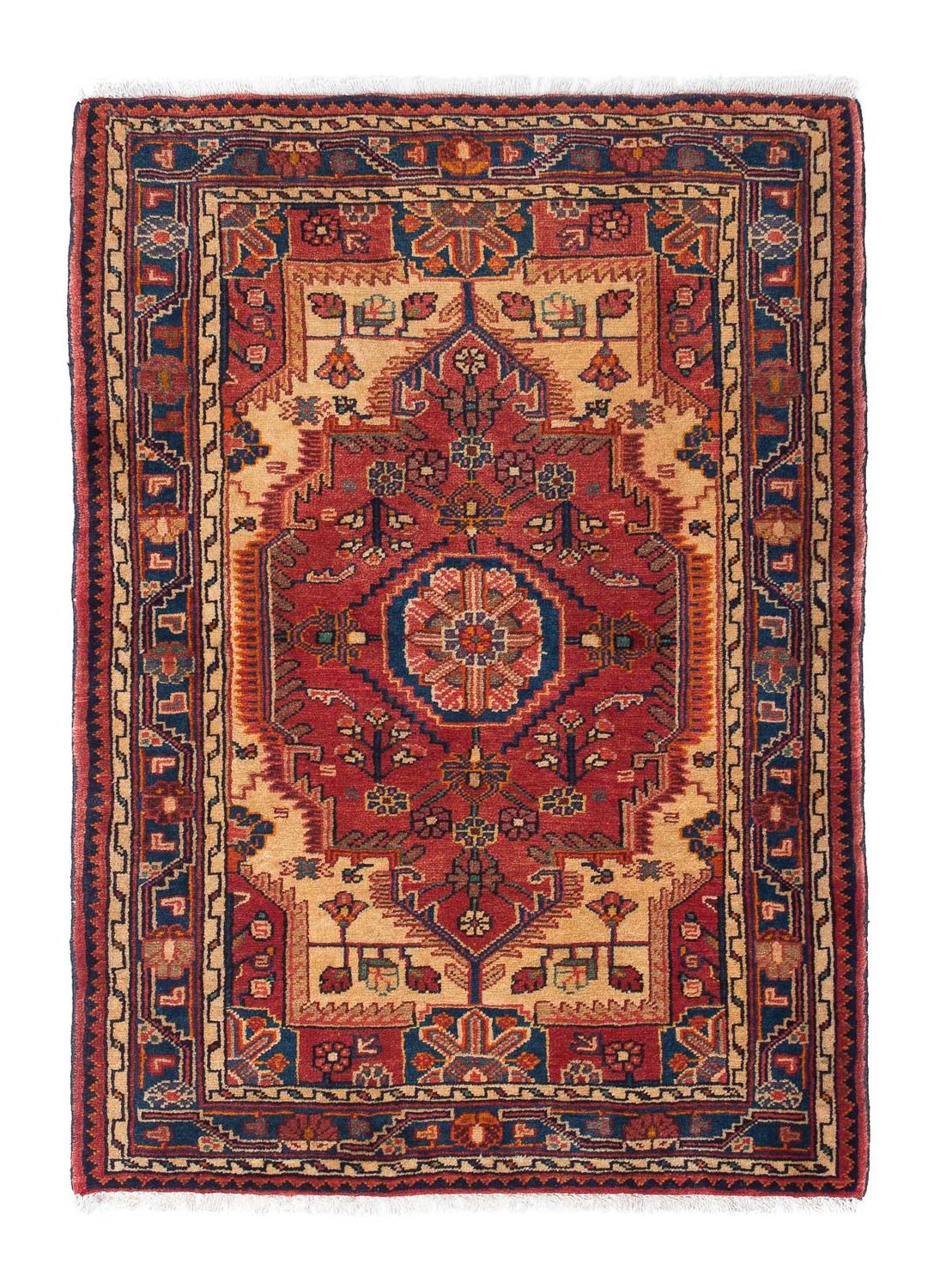 Perserteppich - Nomadic 124 x 90 cm - rot