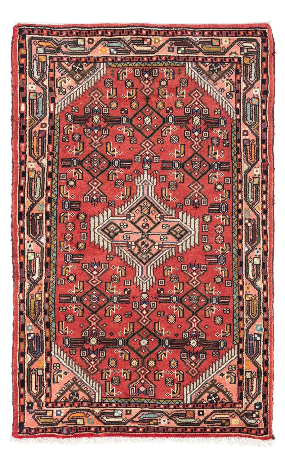 Perserteppich - Nomadic 125 x 80 cm - rot
