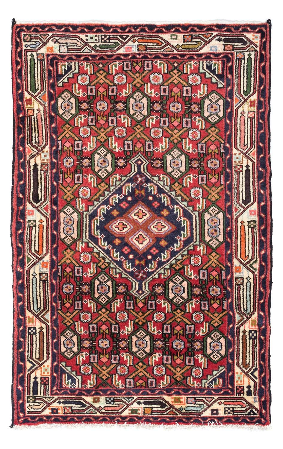 Perserteppich - Nomadic 125 x 80 cm - rot