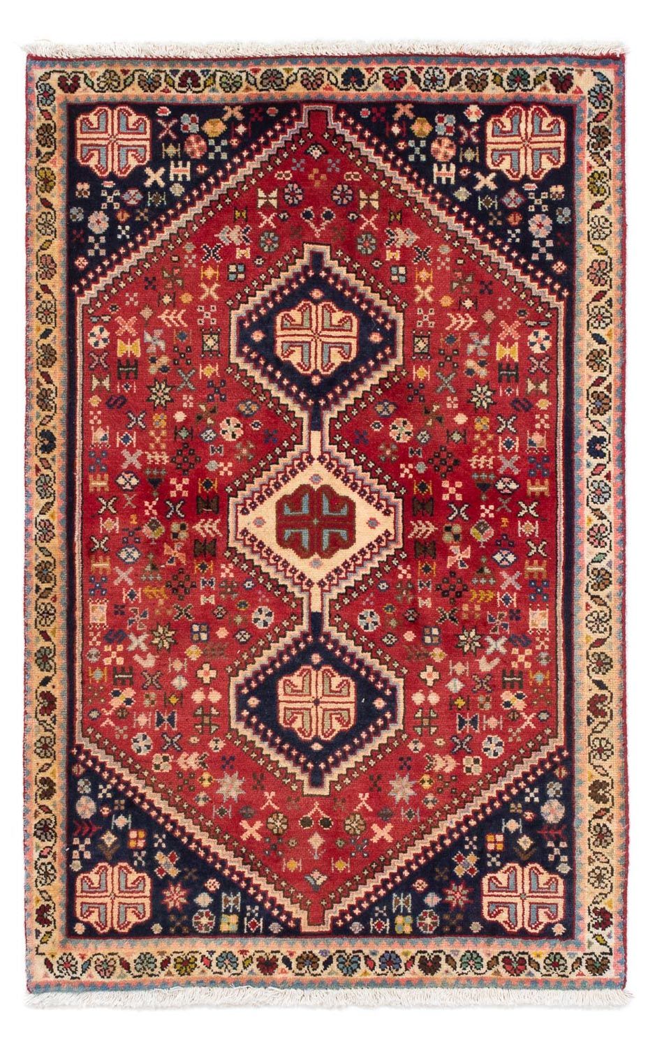Perserteppich - Nomadic 125 x 80 cm - rot