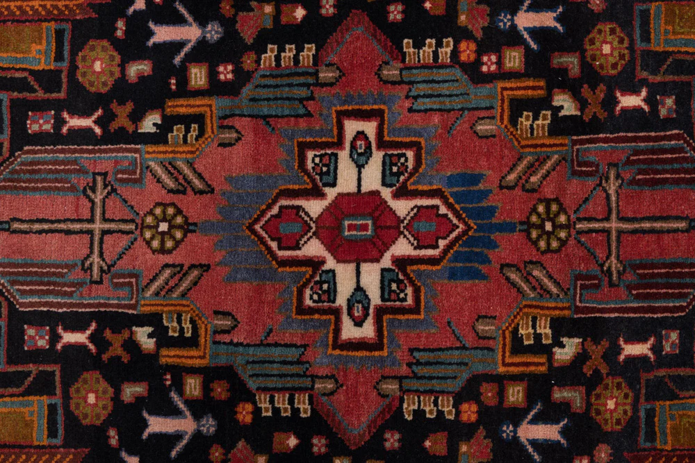 Perserteppich - Nomadic - 125 x 85 cm - dunkelrot - Image 7