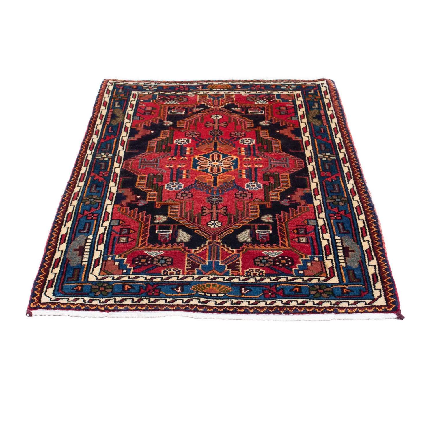 Perserteppich - Nomadic 125 x 90 cm - dunkelrot - Image 5