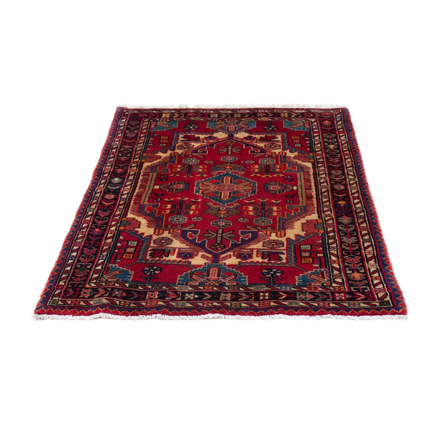 Perserteppich - Nomadic 125 x 93 cm - dunkelrot - Image 5