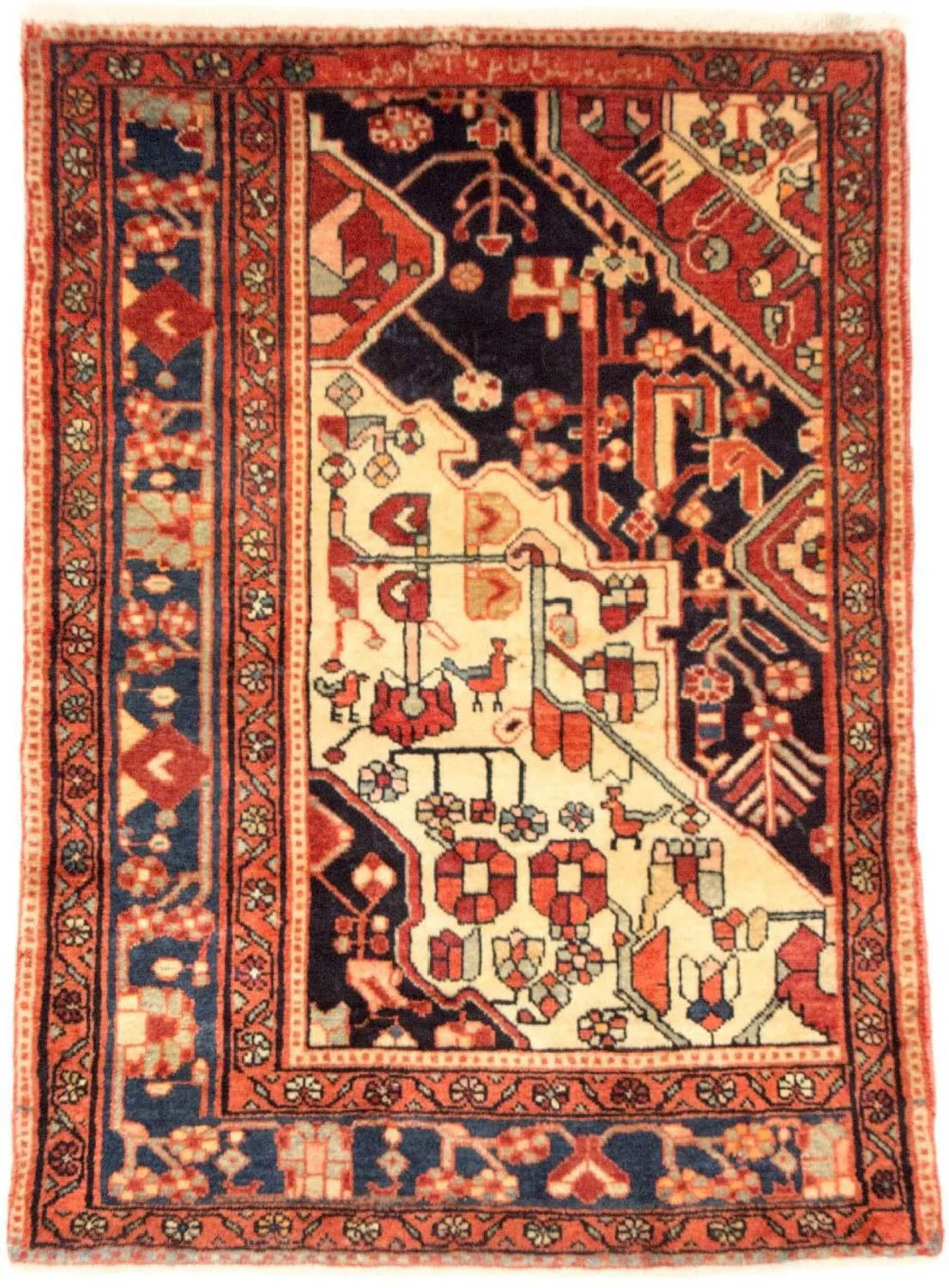 Nahavand Teppich 127x90cm - Perserteppich
