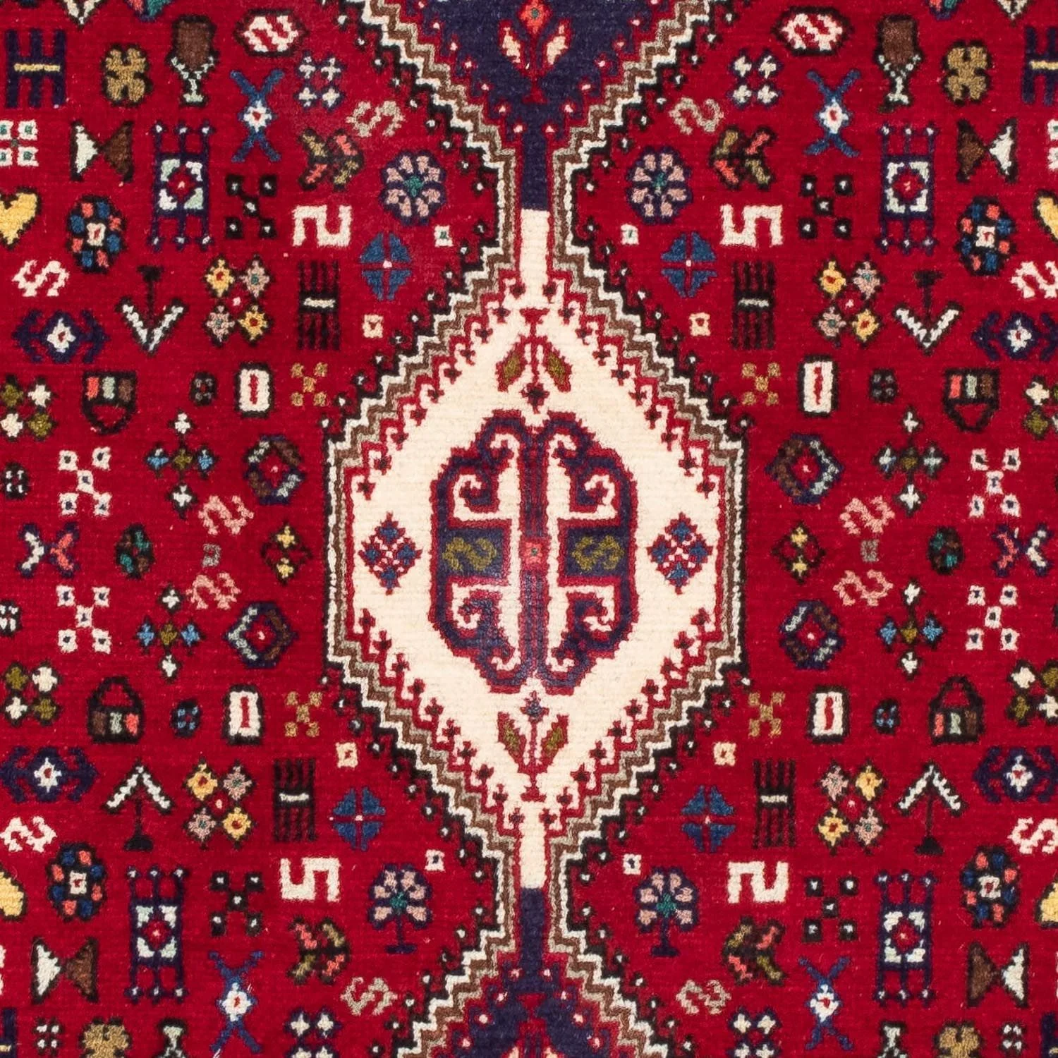 Perserteppich - Nomadic 130 x 75 cm - dunkelrot - Image 2