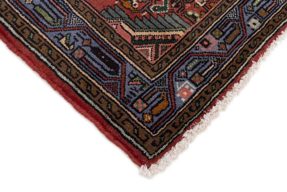 Perserteppich - Nomadic - 130 x 80 cm - dunkelrot - Image 6