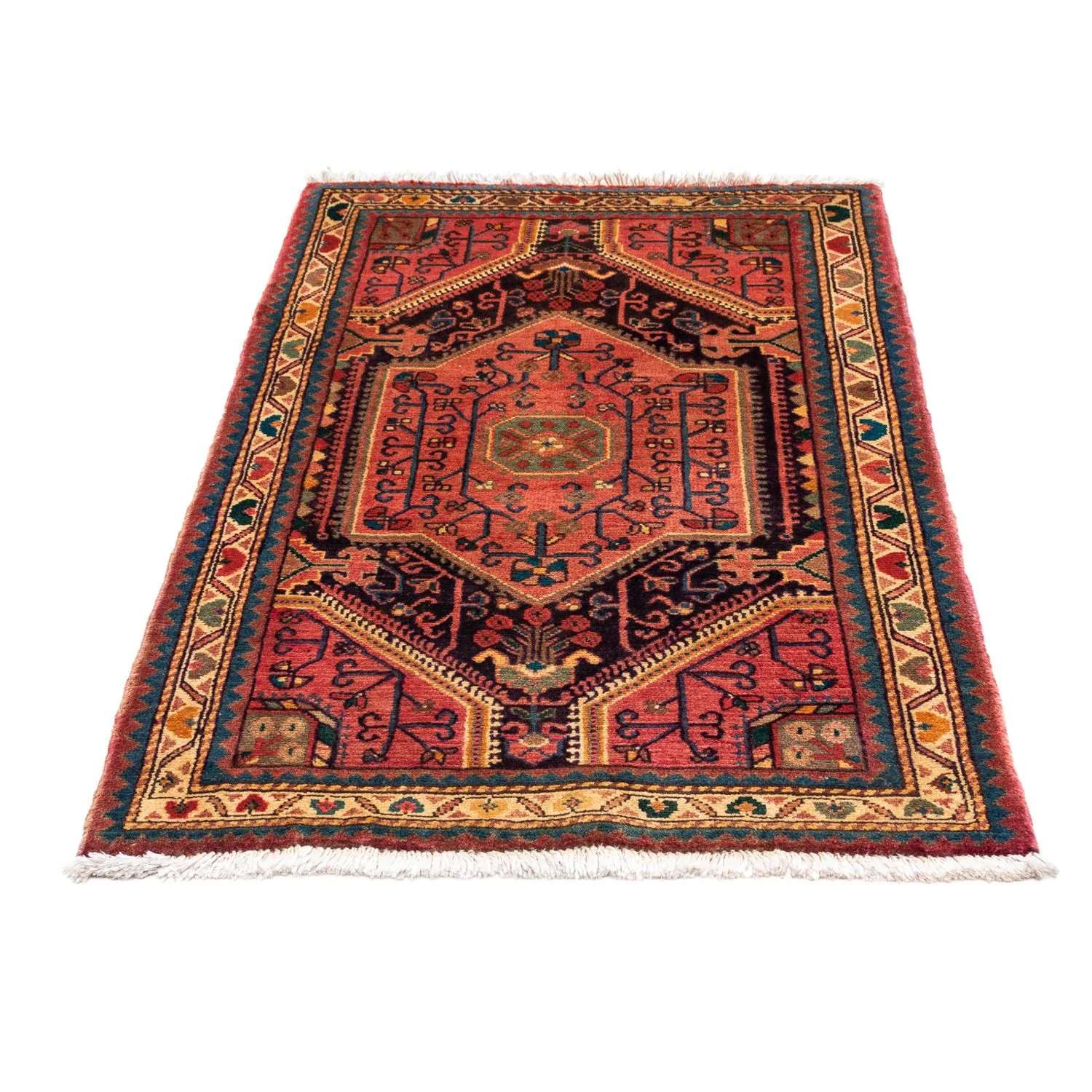 Perserteppich - Nomadic 130 x 80 cm - hellrot - Image 5